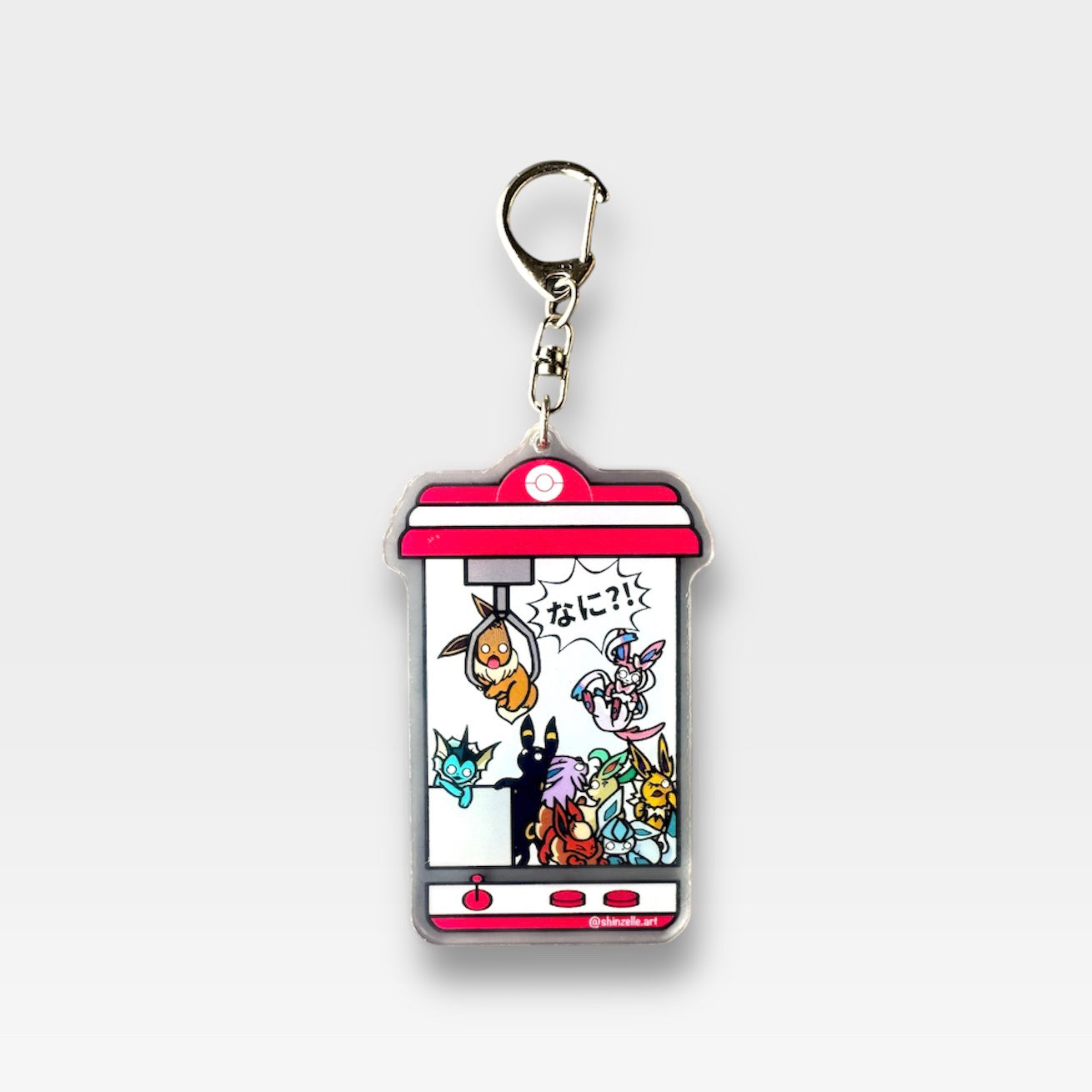 Eevee Claw Machine Keychain