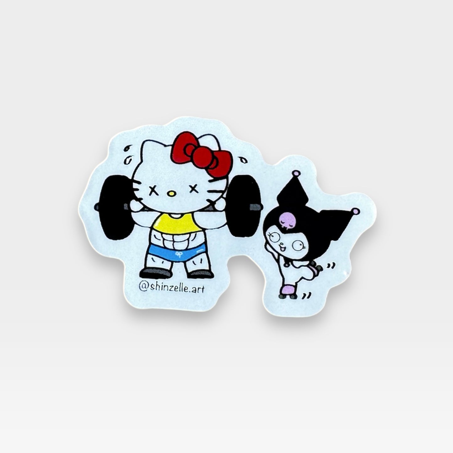 Hello Kitty Workout Sticker