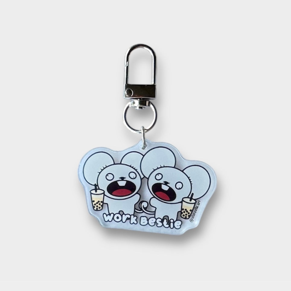 Tandemaus Work Bestie Keychain