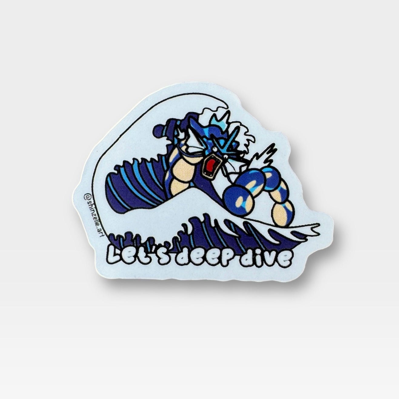Gyarados Let's Deep Dive Sticker