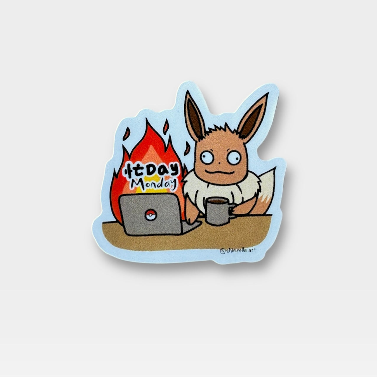 Eevee Monday Sticker
