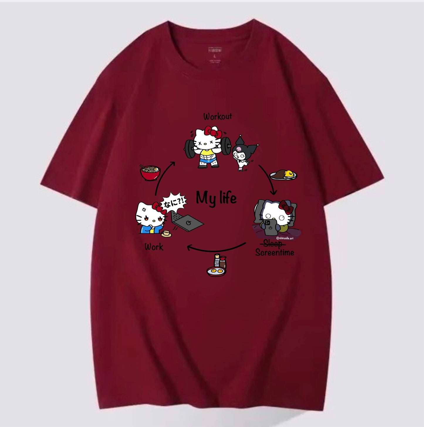Hello Kitty My Life T-shirt (Pre-order)