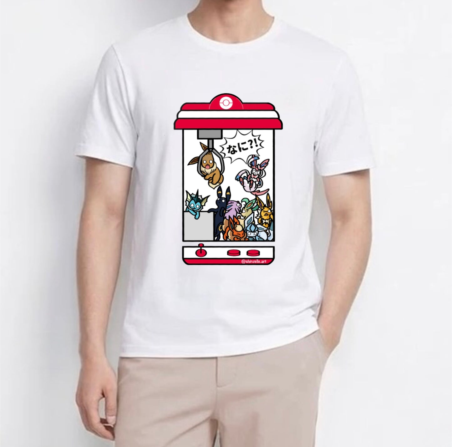 Eevee Claw Machine T-shirt (Pre-order)
