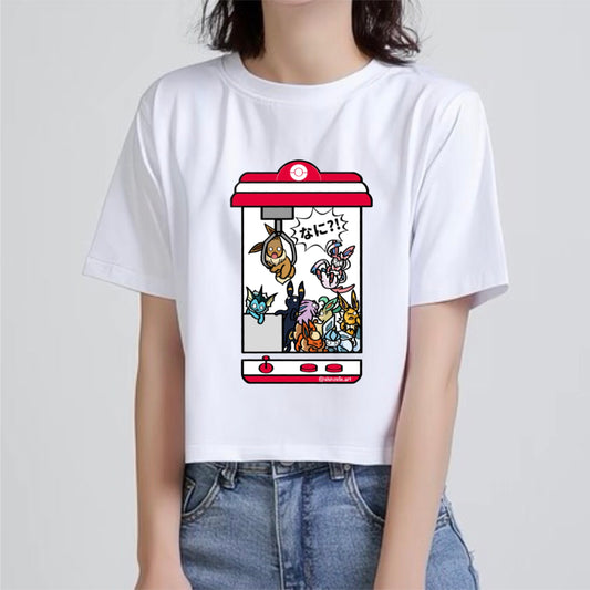 Eevee Claw Machine Crop Top (Pre-order)