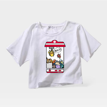 Pikachu Claw Machine Crop Top (Pre-order)