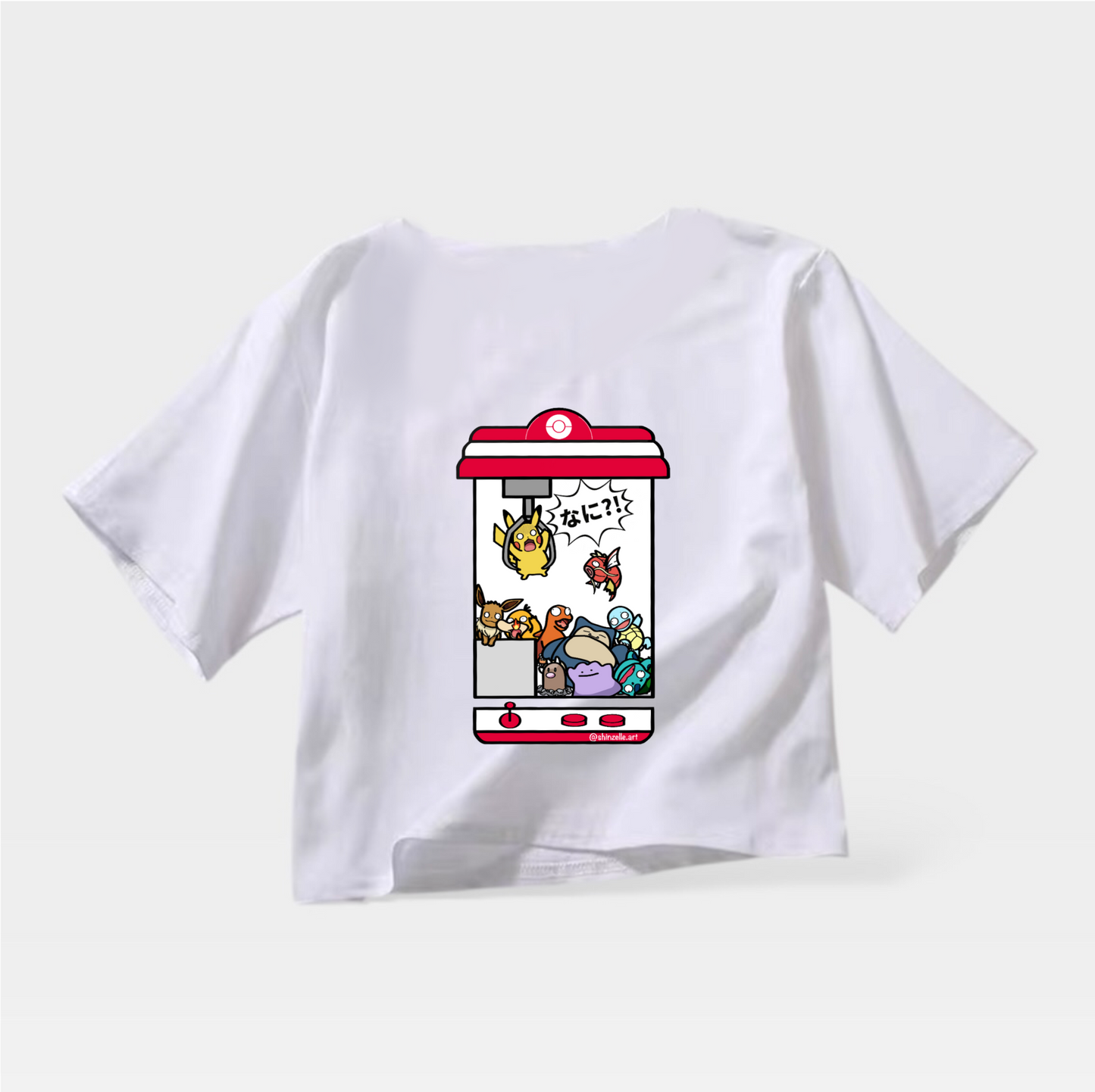 Pikachu Claw Machine Crop Top (Pre-order)