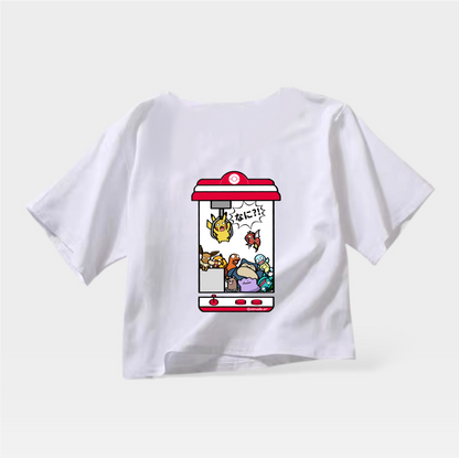 Pikachu Claw Machine Crop Top (Pre-order)