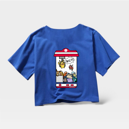 Pikachu Claw Machine Crop Top (Pre-order)