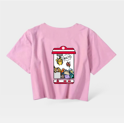 Pikachu Claw Machine Crop Top (Pre-order)