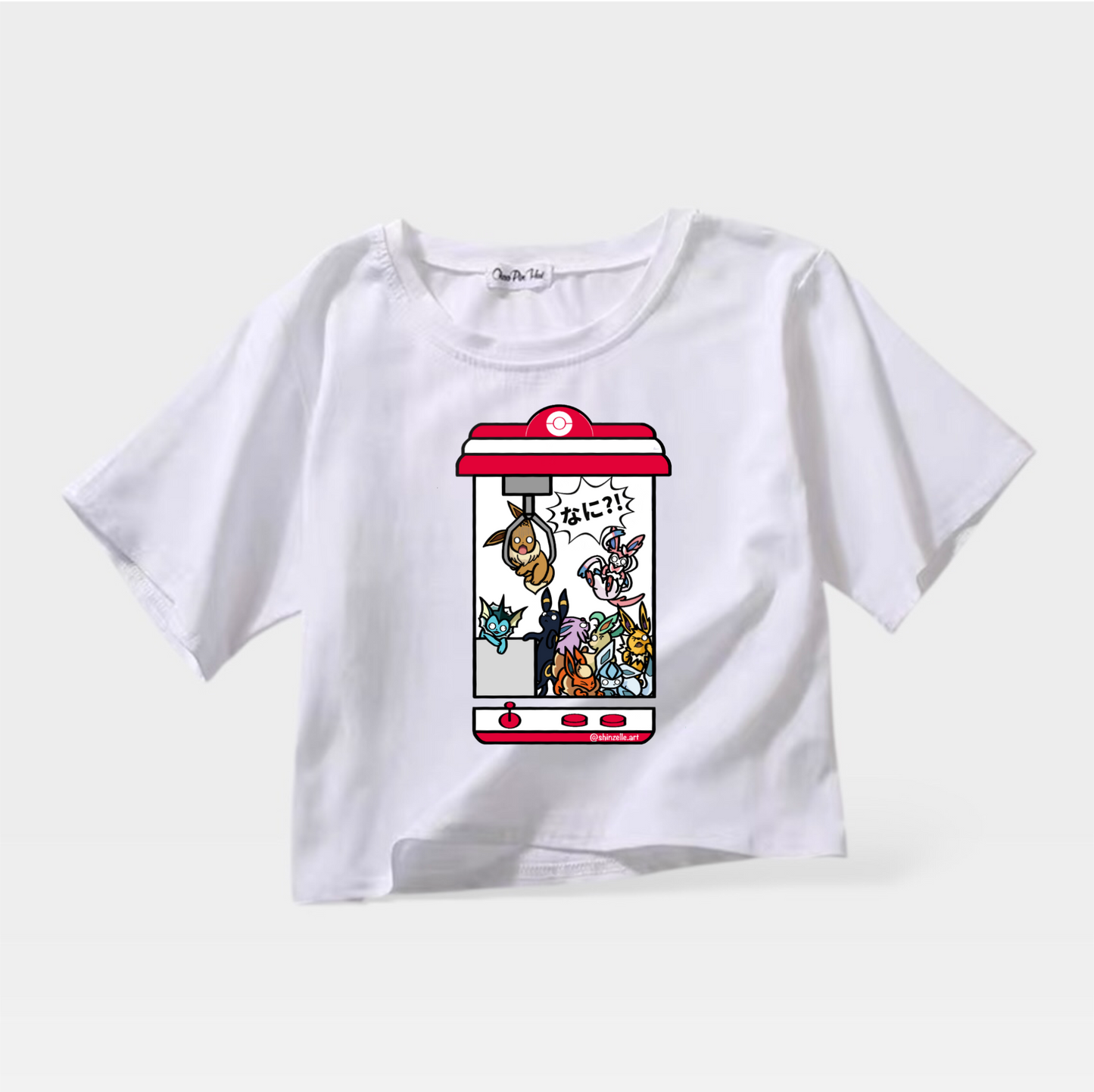 Eevee Claw Machine Crop Top (Pre-order)