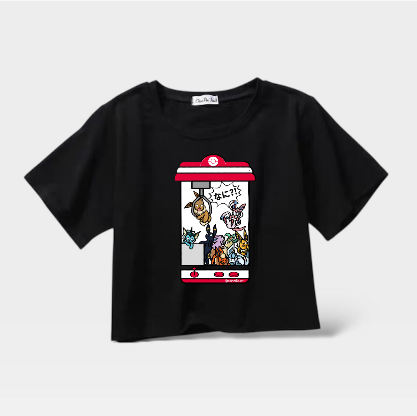 Eevee Claw Machine Crop Top (Pre-order)