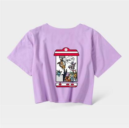 Eevee Claw Machine Crop Top (Pre-order)