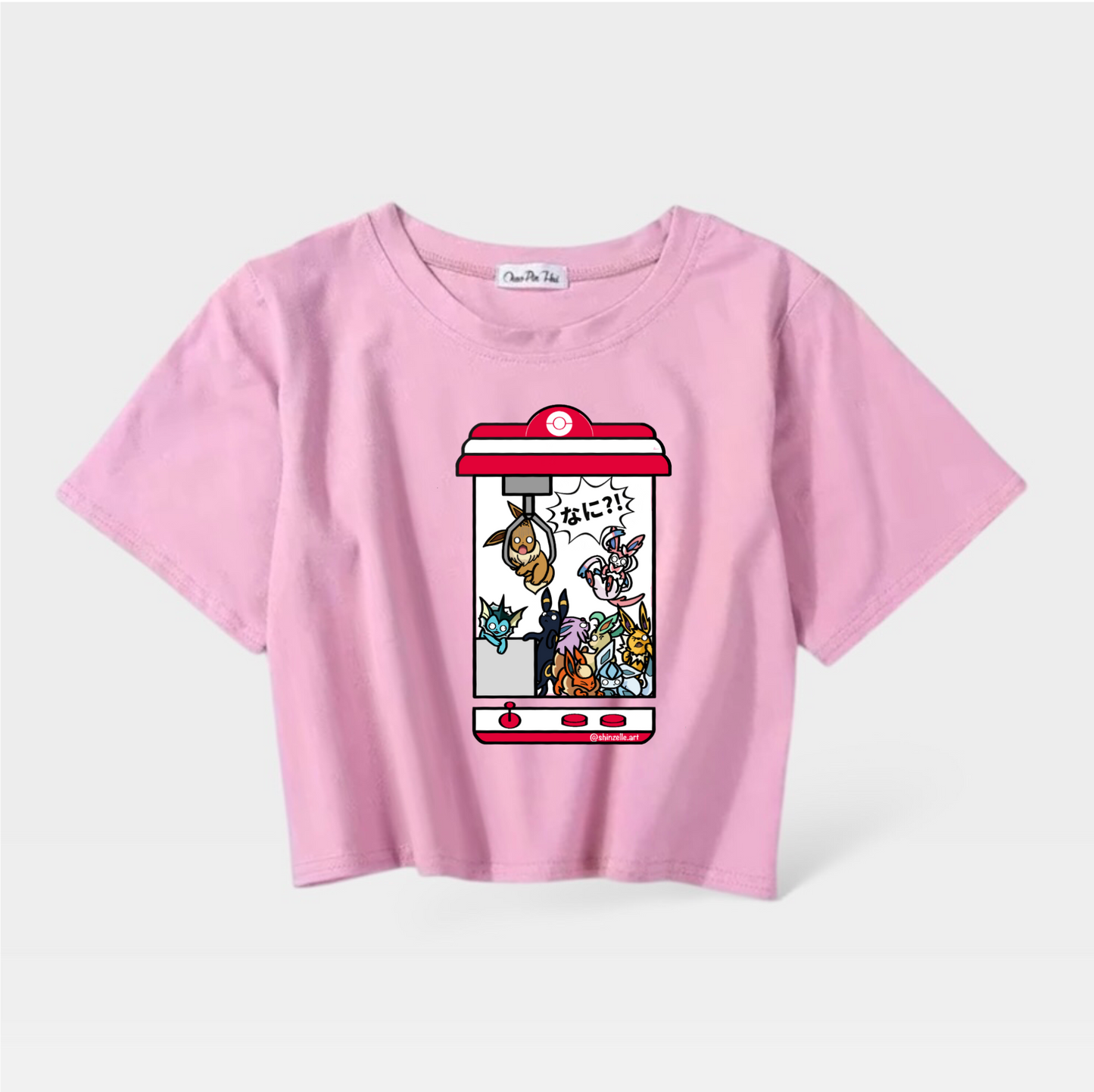 Eevee Claw Machine Crop Top (Pre-order)