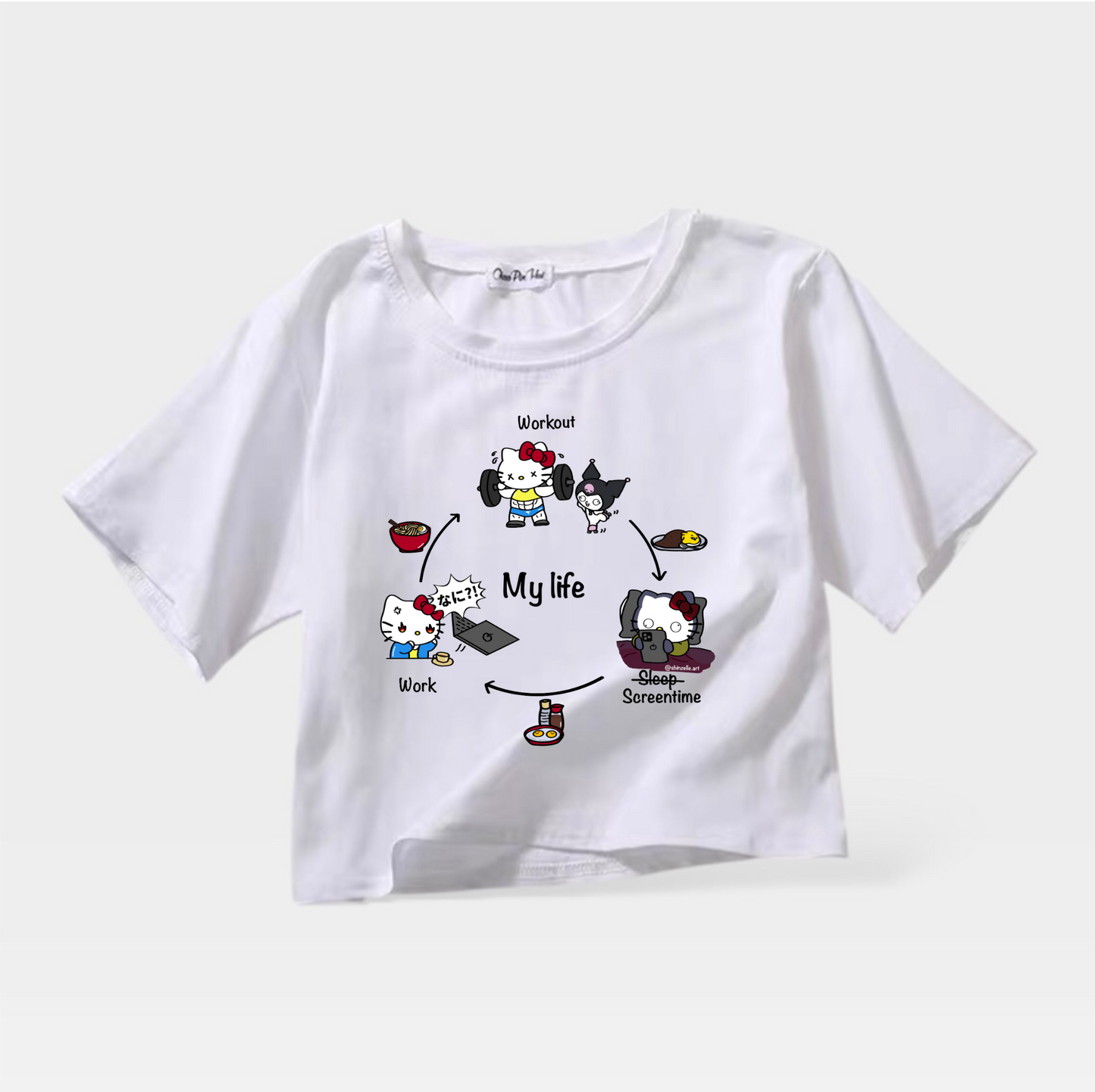 Hello Kitty My Life Crop Top (Pre-order)