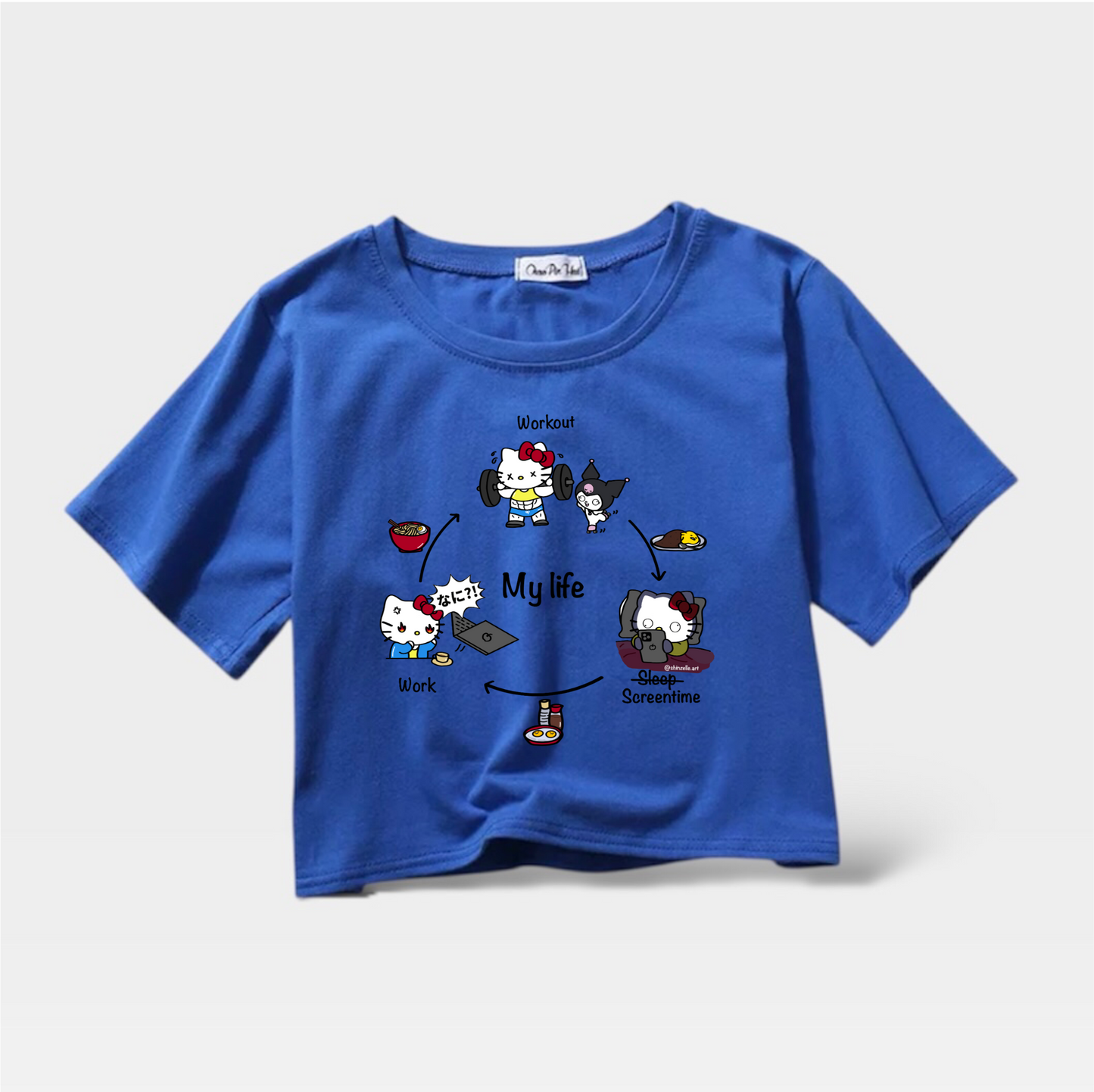 Hello Kitty My Life Crop Top (Pre-order)