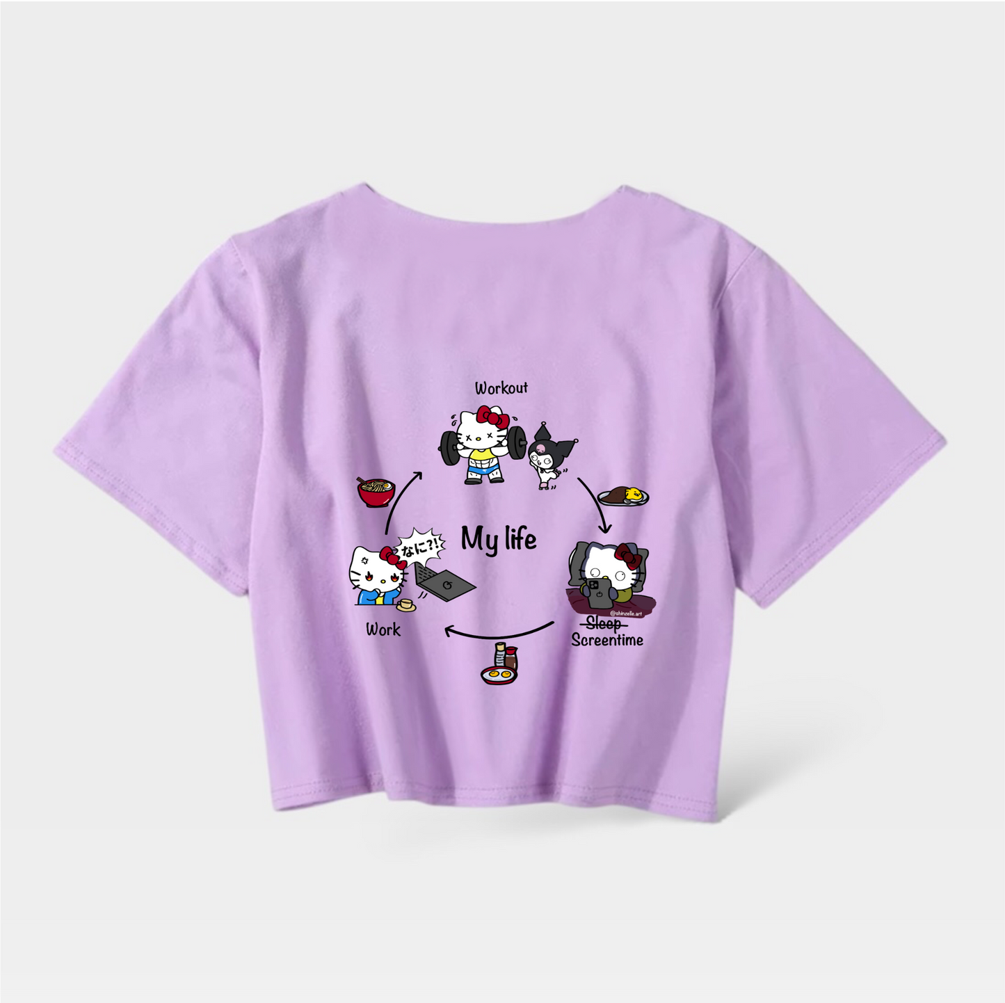 Hello Kitty My Life Crop Top (Pre-order)