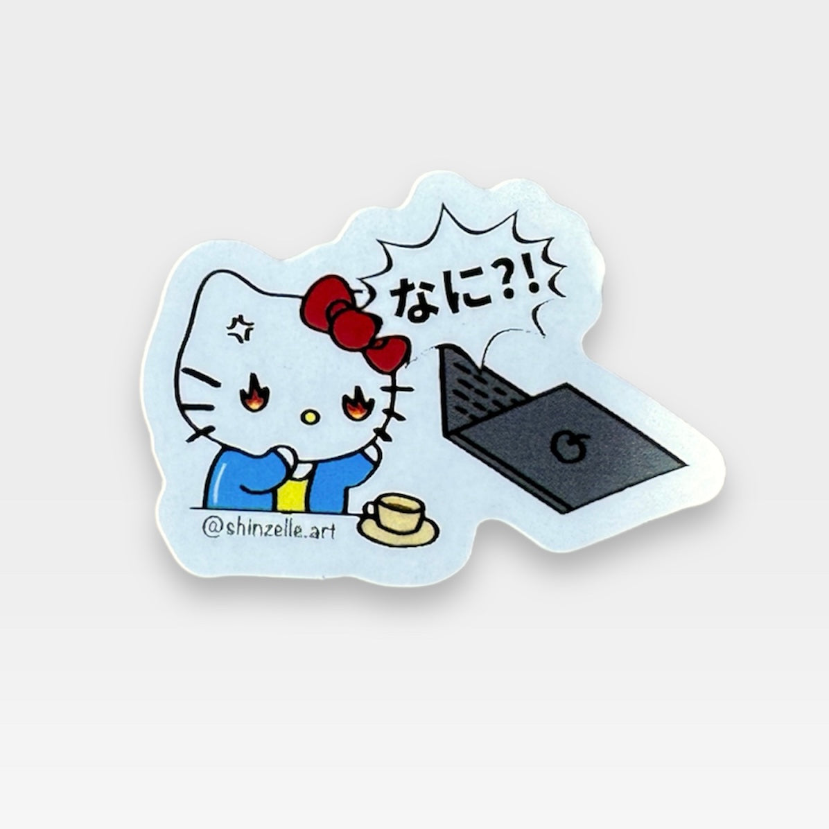 Hello Kitty Angry Sticker