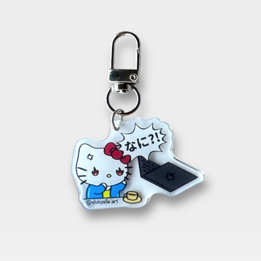 Hello Kitty Angry Keychain
