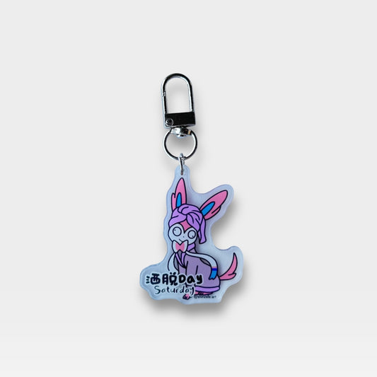 Sylveon Saturday Keychain