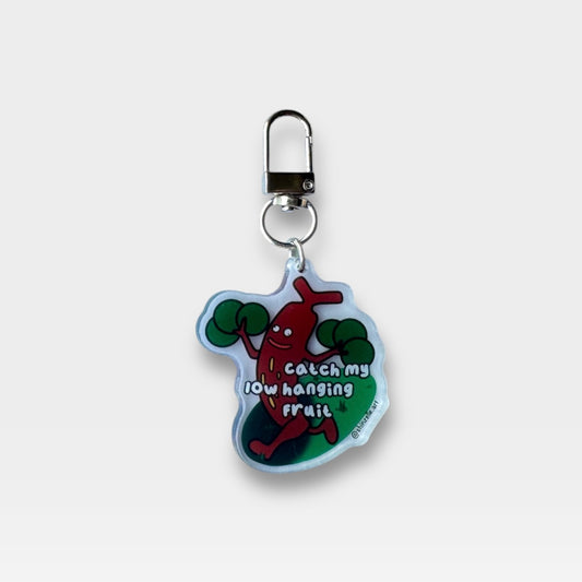Sudowoodo Catch My Low Hanging Fruit Keychain