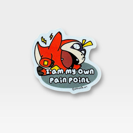 Fuecoco I Am My Own Pain Point Sticker